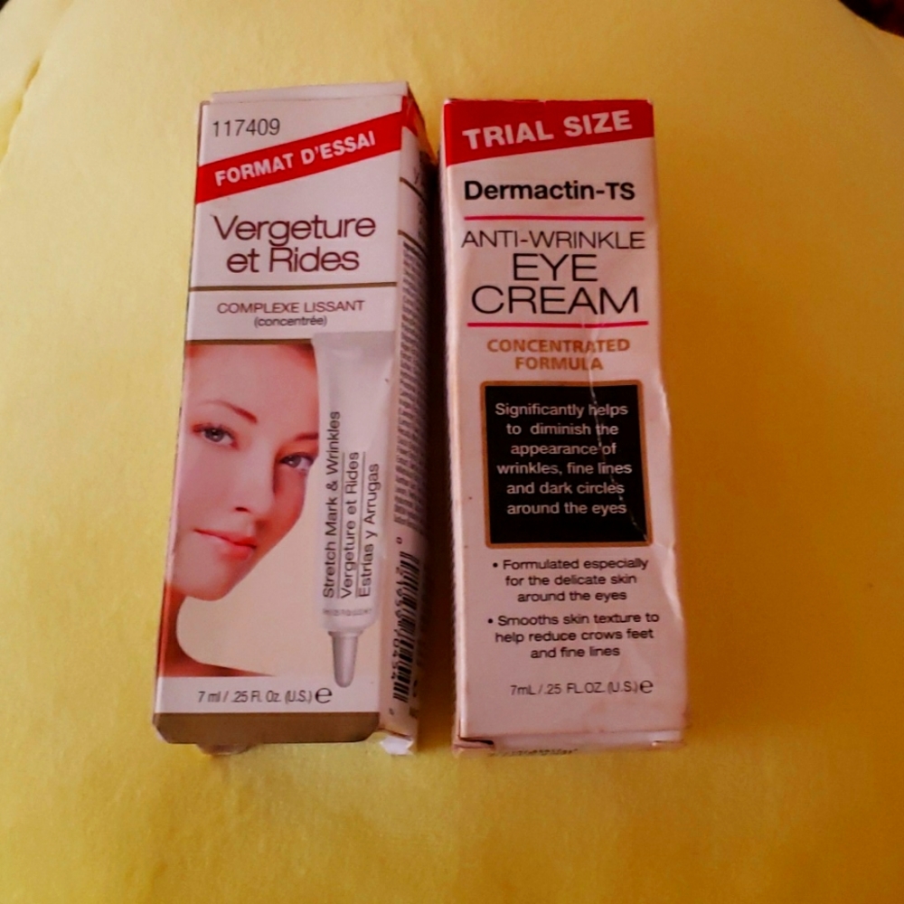 Wrinkle and Eye Cream (2) Trial Size